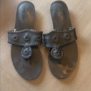 Jack Rogers black sandal 9